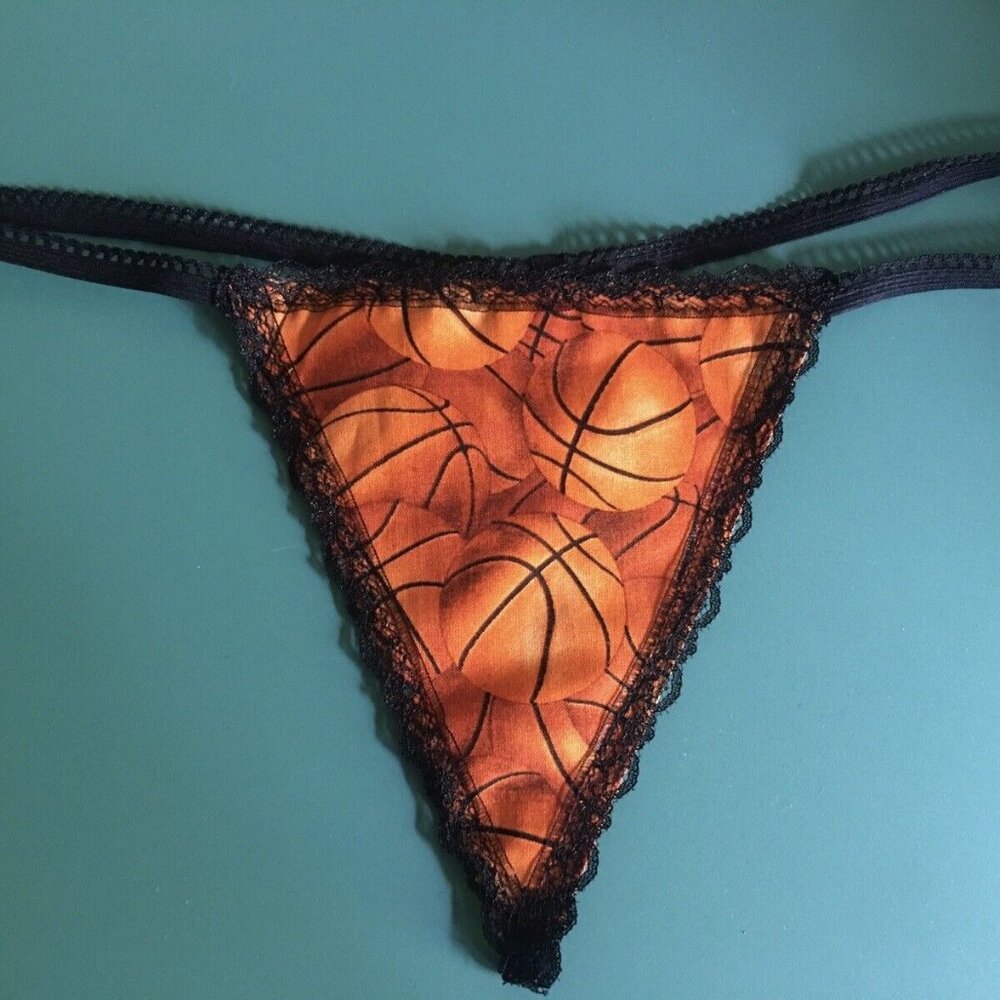 Womens BASKETBALL HOOP Sports String Thong Lingerie Panty Underwear